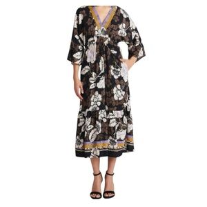 Sofia by Sofia Vergara Women's Tie Back Dress with Kimono Sleeves
Floral Size XS